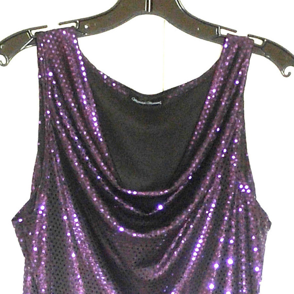 purple sparkle top